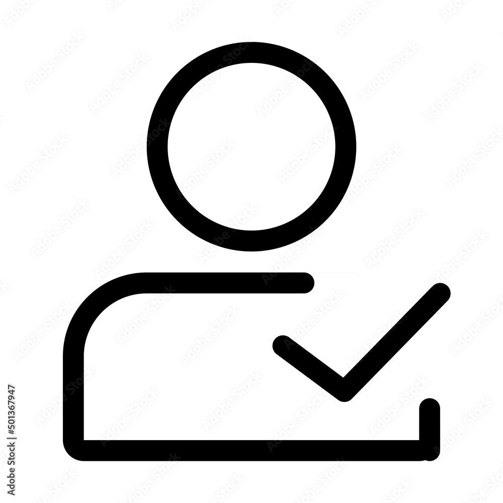 icon check empty person icon check empty person