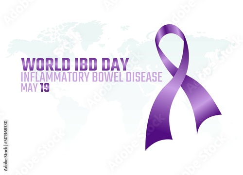 vector graphic of world ibd day good for world ibd day celebration. flat design. flyer design.flat illustration.