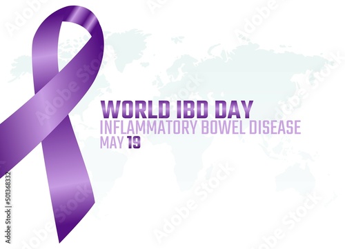 vector graphic of world ibd day good for world ibd day celebration. flat design. flyer design.flat illustration.