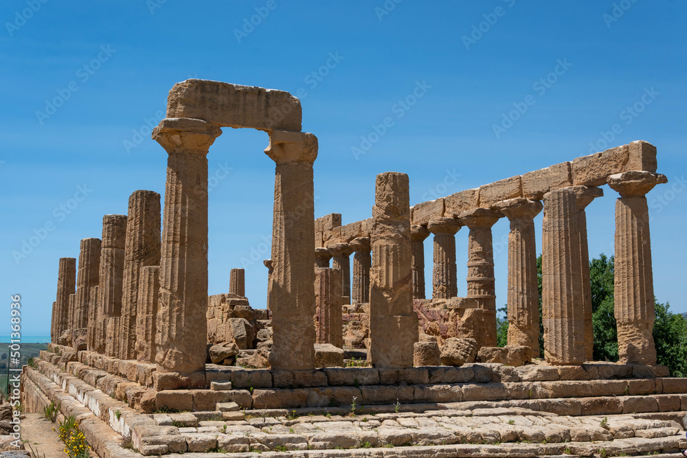 Vallée des Temples d'Agrigente en Sicile, Italie