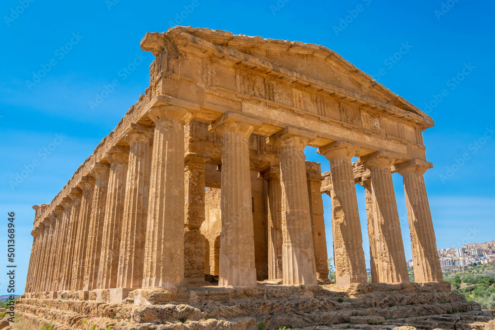 Vallée des Temples d'Agrigente en Sicile, Italie Vallée des Temples d'Agrigente en Sicile, Italie