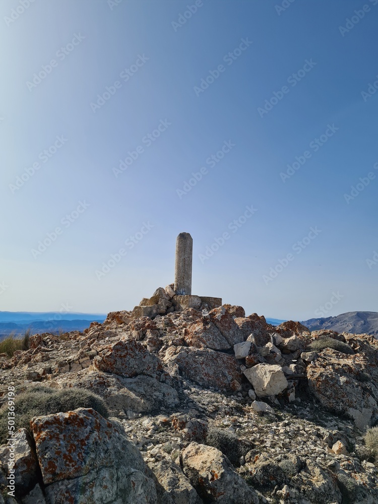 Fototapeta premium Paisajes de rocas en la montaña 