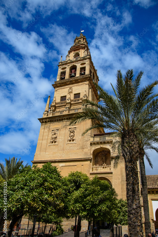 View of the magnificent Cathedral Mosque of Cordoba, Andalusia, Spain