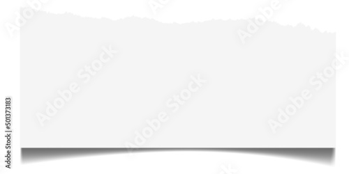 Realistic paper square. Blank white sheet mockup