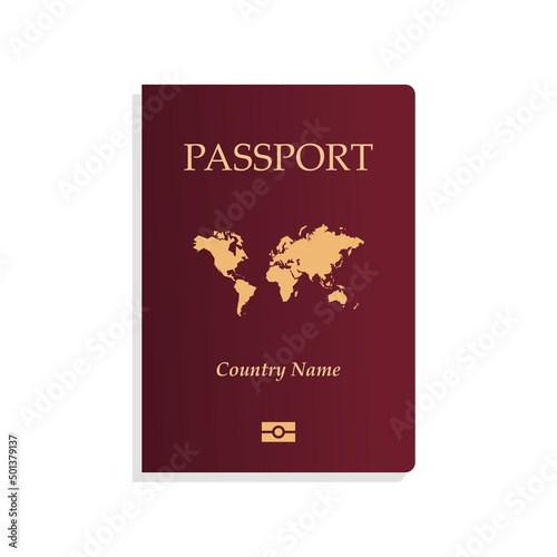 Biometric passport template