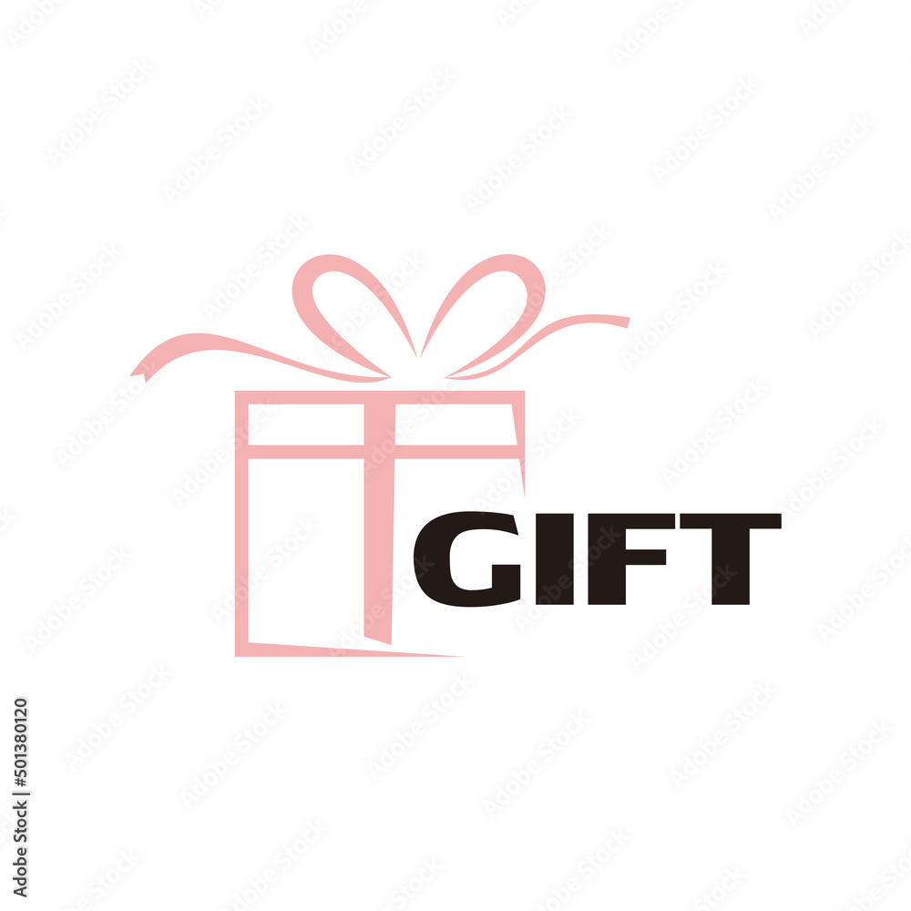 Gift Box logo Symbol Design Vector