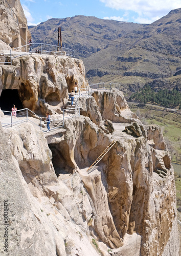 Vardzia Georgian cave monastery site southern Georgia photo