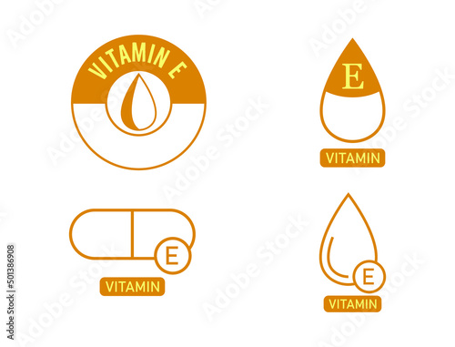 vitamin e icon vector illustration