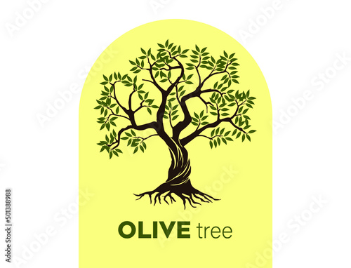 olive tree design vector illustration