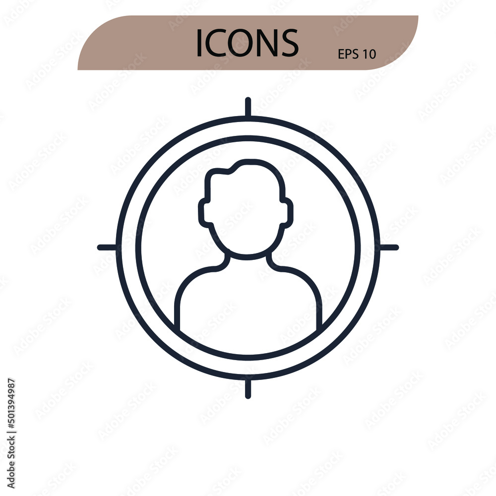 personality icons symbol vector elements for infographic web personality icons symbol vector elements for infographic web