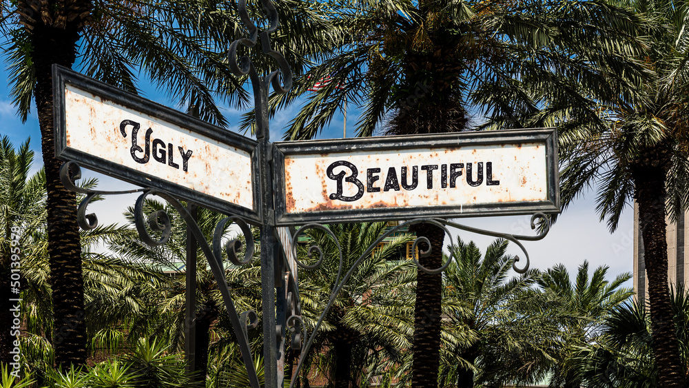 Street Sign Beautiful versus Ugly