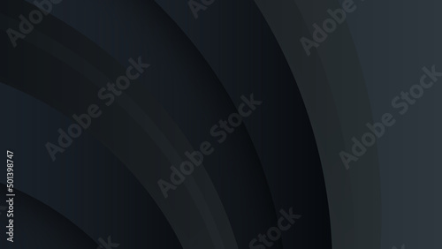 Modern black abstract presentation background. Vector illustration