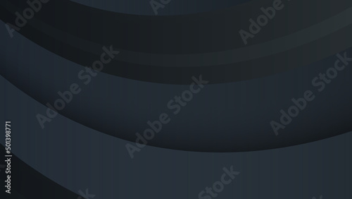 Modern black abstract presentation background. Vector illustration