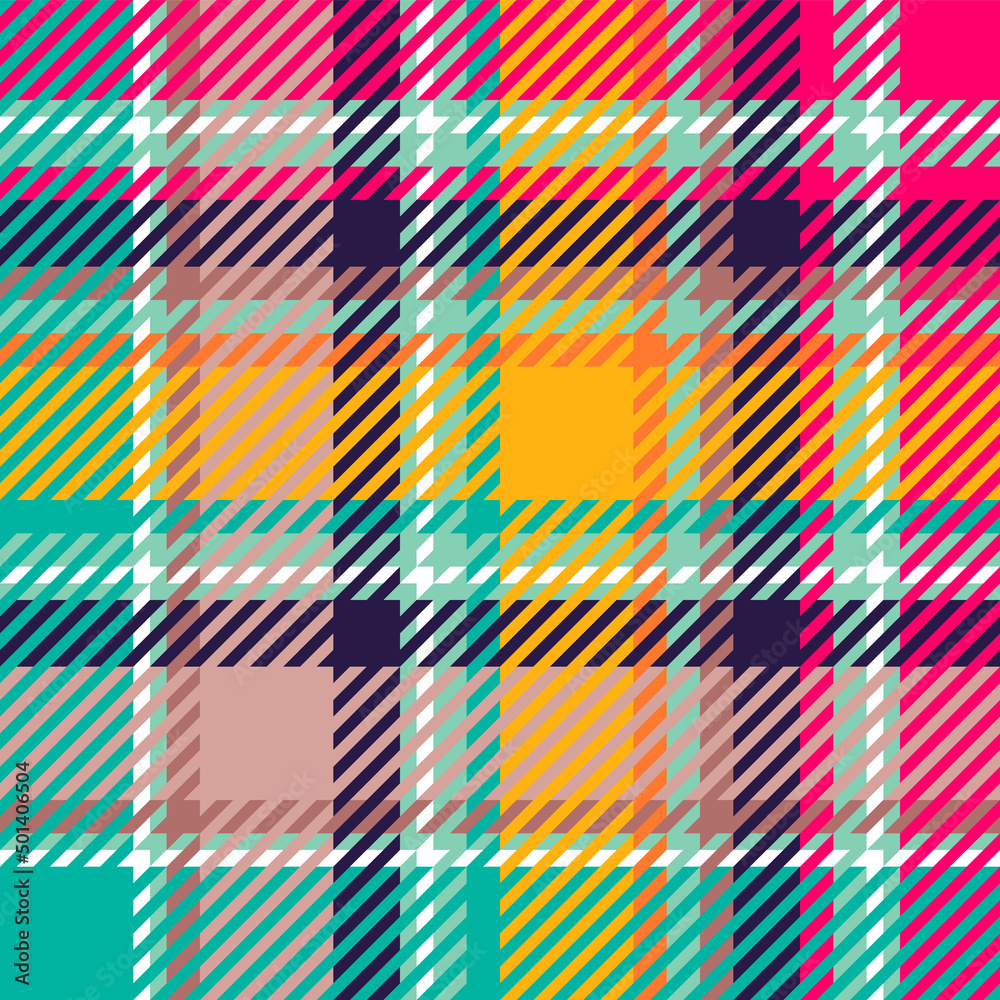 Madras, colorful checkered seamless pattern Madras, colorful checkered seamless pattern