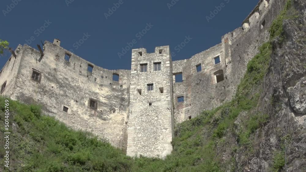 Ancient fortress Castello di Beseno, Trento, Italy Ancient fortress Castello di Beseno, Trento, Italy