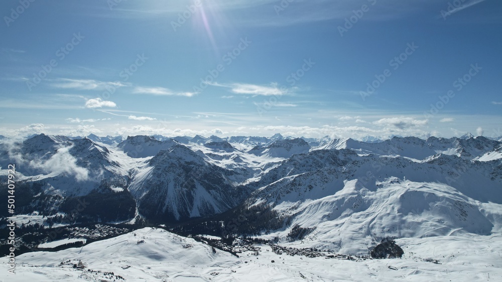 Szwajcaria Alpy Arosa - obrazy, fototapety, plakaty 
