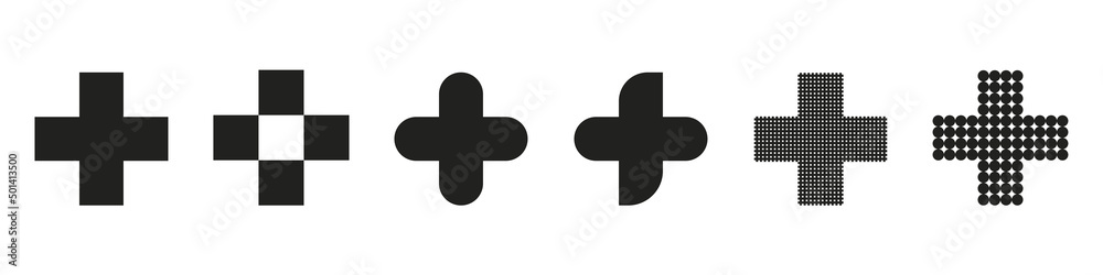 Medical vector icons. Medical cross, pharmacy vector design. Vector illustration Medical vector icons. Medical cross, pharmacy vector design. Vector illustration