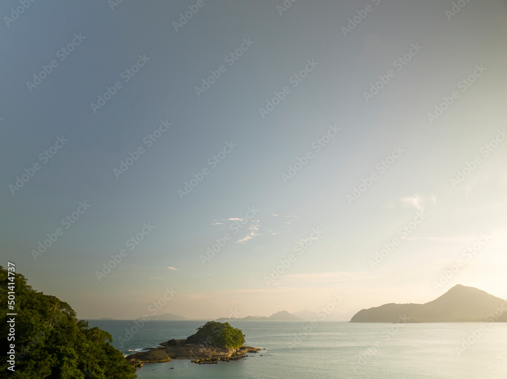 VIsta aéra do oceano atlântico proximo a costa do Brasil VIsta aéra do oceano atlântico proximo a costa do Brasil