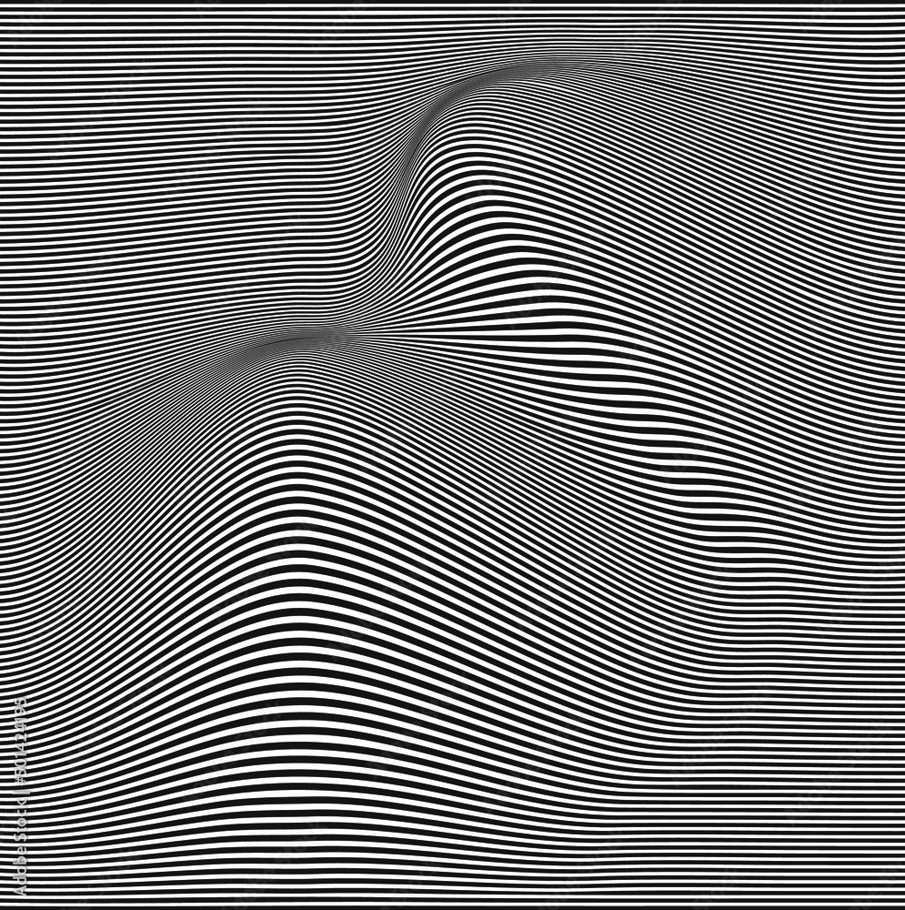 subtle abstract wavy fiber pattern, vector texture background from parallel broken interrupted curvy thin endless lines with no intersection, stripes, motion, flow, liquid theme, hand drawn irregular