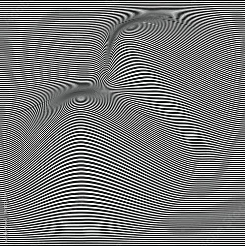 subtle abstract wavy fiber pattern, vector texture background from parallel broken interrupted curvy thin endless lines with no intersection, stripes, motion, flow, liquid theme, hand drawn irregular