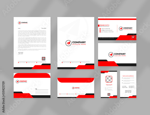stationary template design