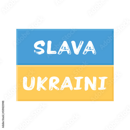 Ukraine Flag, Slava Ukraine, Support Ukraine, Glory To Ukraine, Vector Illustration Background