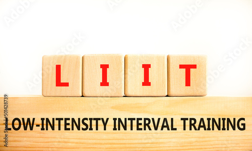 Картината върху платно LIIT low-intensity interval training symbol