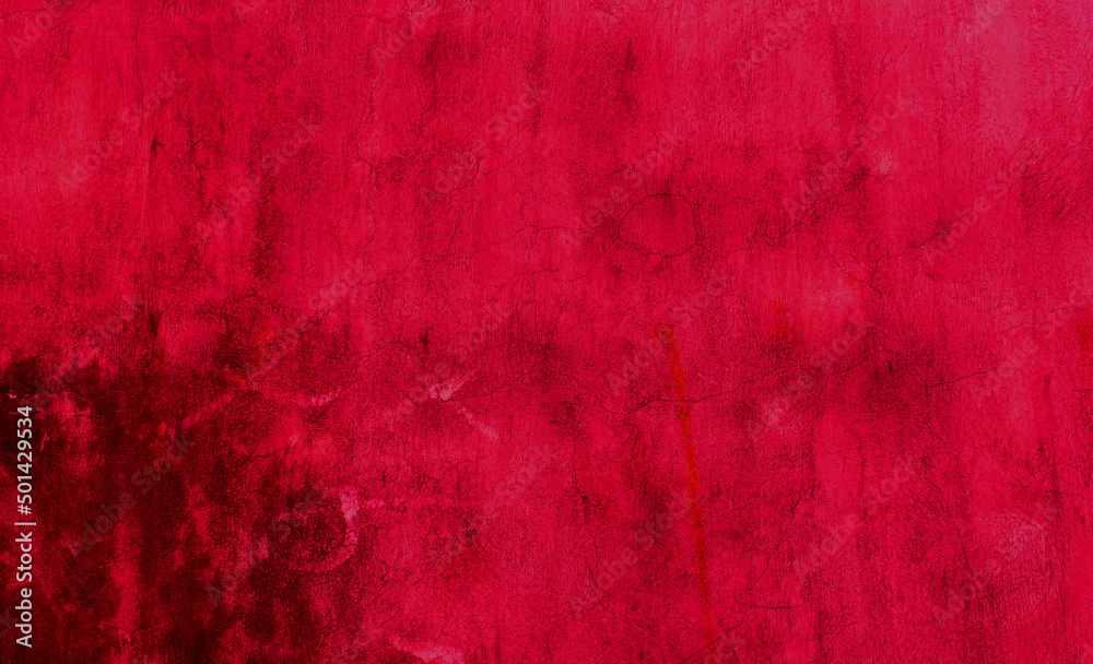Obraz premium scary red wall background. creepy blood texture for background as well as scary background