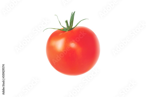 Tomato red vegetable isolated on white