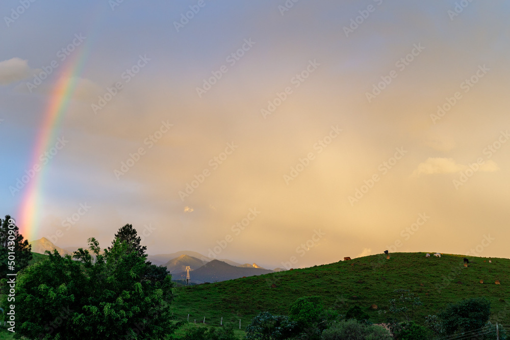 Naklejka premium Paisagens Serra da Mantiqueira - Pindamonhangaba