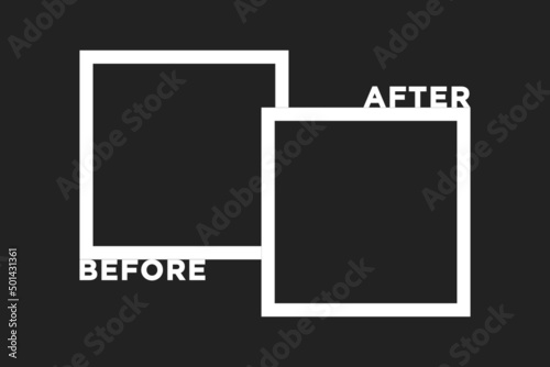 Before and After, Before After, Before and After Image, Before and After Template, Before Frame, After Frame, Vector Illustration Background