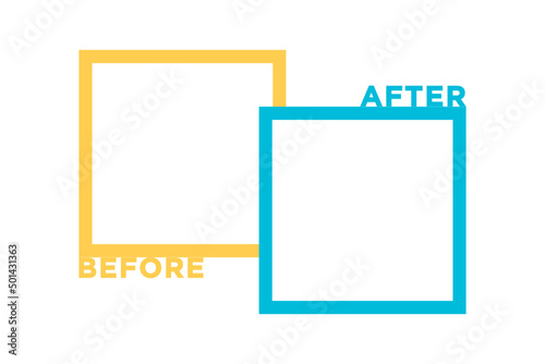 Before and After, Before After, Before and After Image, Before and After Template, Before Frame, After Frame, Vector Illustration Background