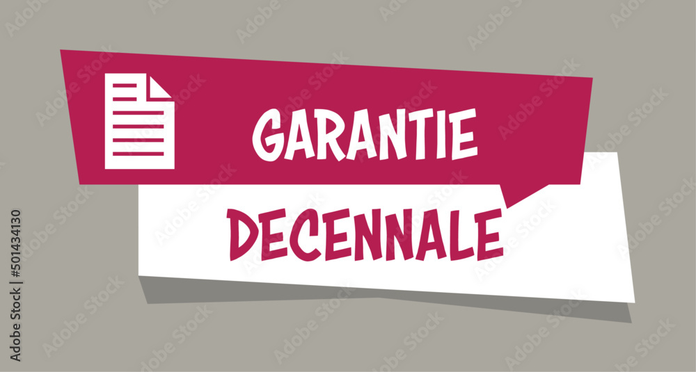 Logo garantie décennale.