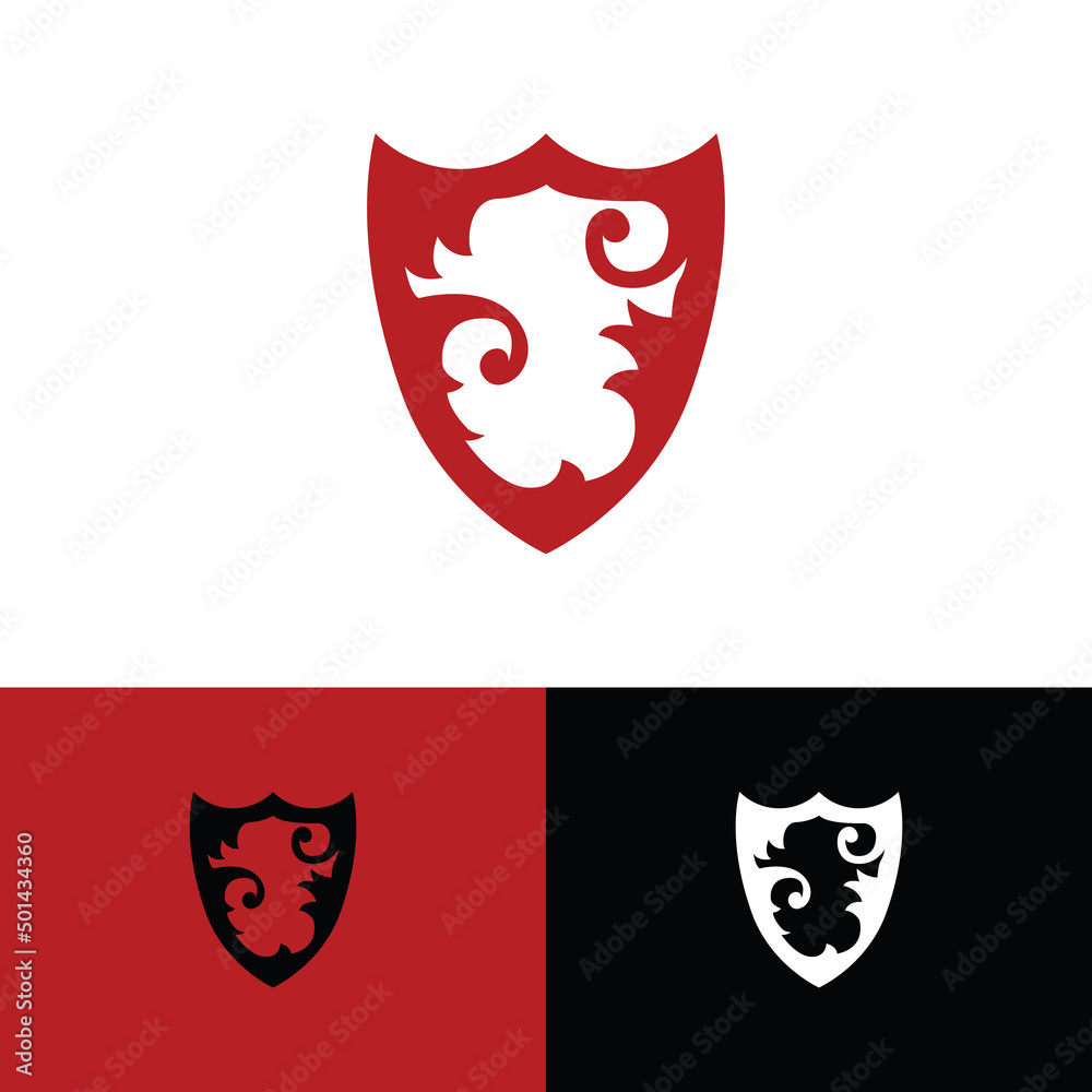 Tribal Shield Logo Design Tribal Shield Logo Design