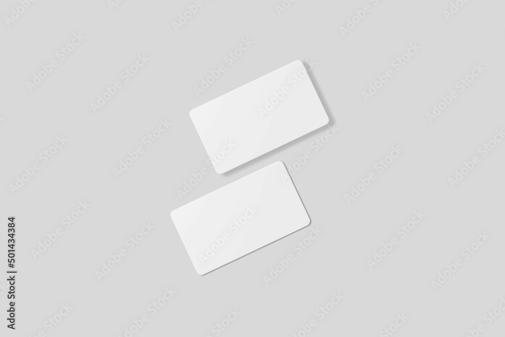 Blank business card for mockup. 3D Render. Blank business card for mockup. 3D Render.