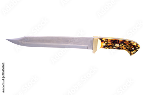 Bowie Knife isolated over white
