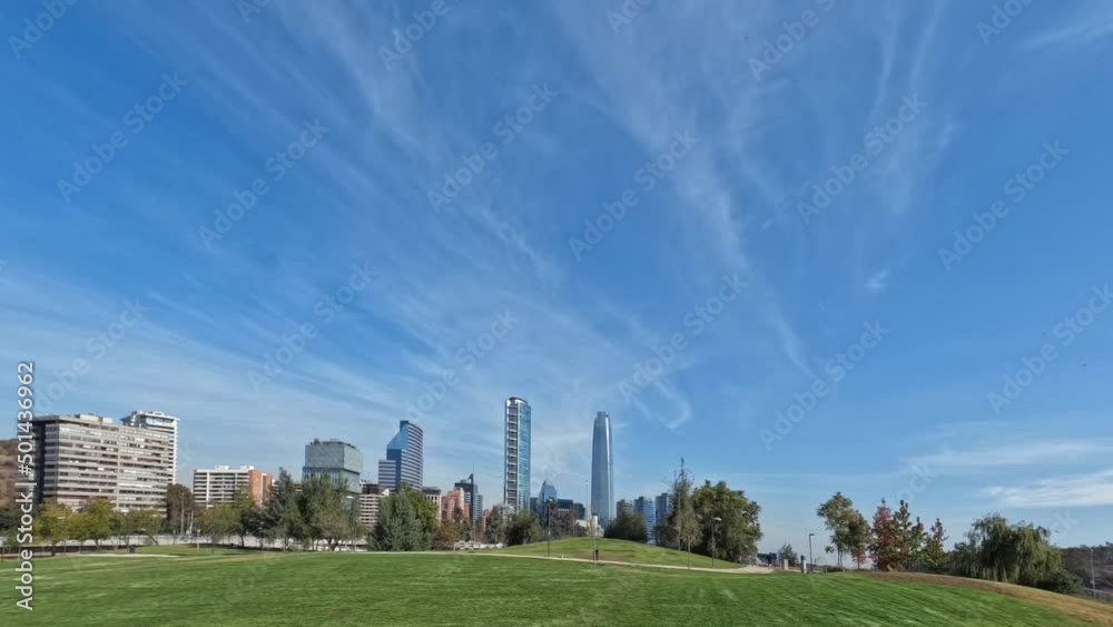 Timelapse Santiago de Chile, passage of clouds. Park and city coexist. Green areas and trees in the middle of the city. hyper lapse, 4k.
Spring in latin america. Timelapse Santiago de Chile, passage of clouds. Park and city coexist. Green areas and trees in the middle of the city. hyper lapse, 4k.
Spring in latin america.