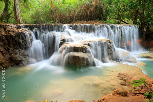 Waterfall at Vang Vieng  Laos.