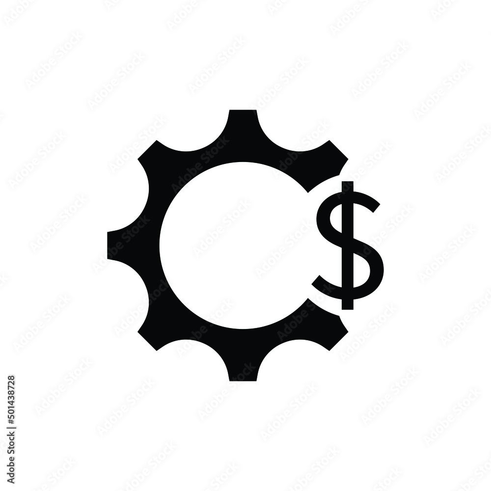 Financial development icon design isolated on white background Financial development icon design isolated on white background
