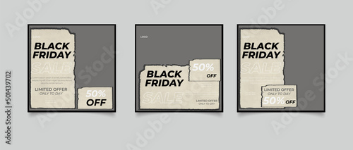 Black friday instagram story template