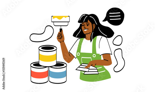 Work of interior designer