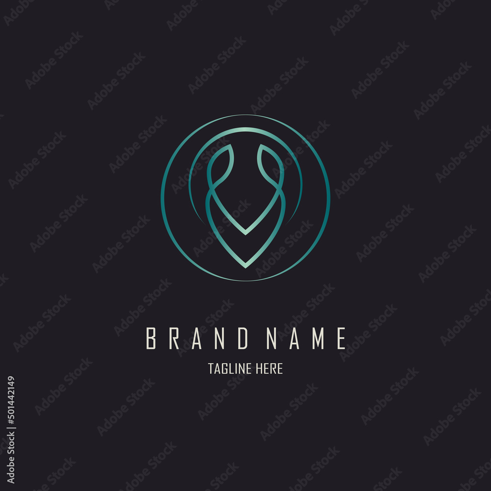 modern monogram logo template design for brand or company and other modern monogram logo template design for brand or company and other