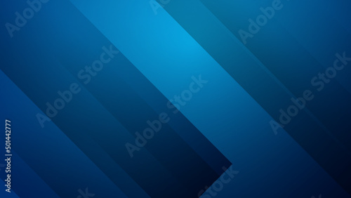 Abstract blue square shape with futuristic concept presentation background