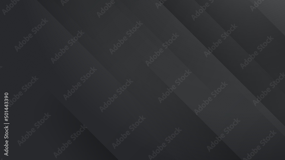 Abstract black grey geometric light triangle line shape with futuristic concept presentation background