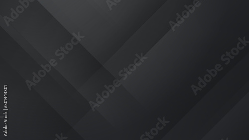 Abstract black grey geometric light triangle line shape with futuristic concept presentation background