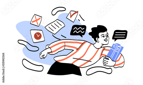 Scenes of hectic pace of life