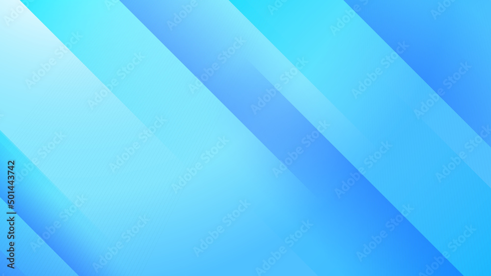 Vector light blue abstract, science, futuristic, energy technology concept. Digital image of light rays, stripes lines with light blue light, speed and motion blur over dark light blue background