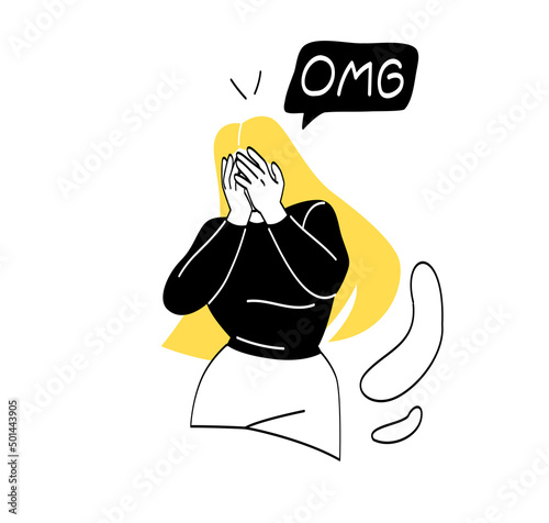 Regret or embarrassed people