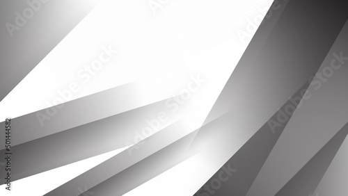 Minimal geometric black and white light technology background abstract design. Vector illustration abstract graphic design banner pattern presentation background web template.
