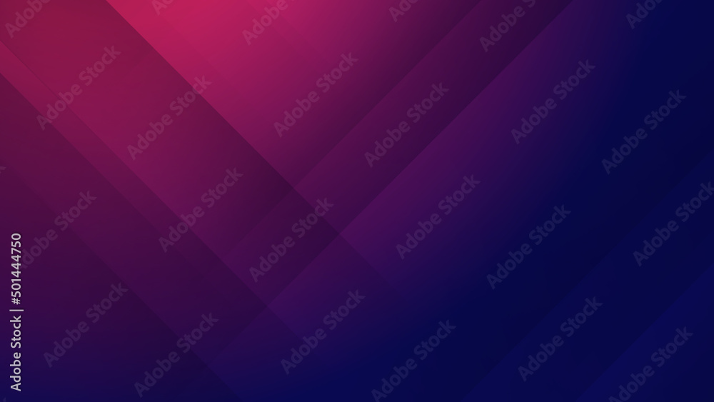 Obraz premium Abstract blue pink purple geometric light triangle line shape with futuristic concept presentation background